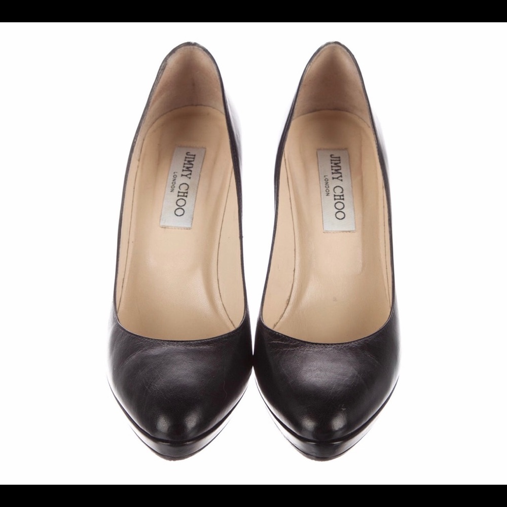 Jimmy Choo Round Toe Pump Heels
